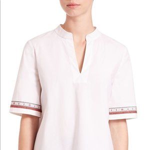 Tory Burch | Boho Split Neck Embroidered Tunic, 2